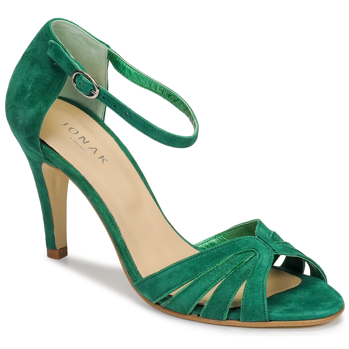 Jonak - Lady Sandals in Green from Spartoo GOOFASH