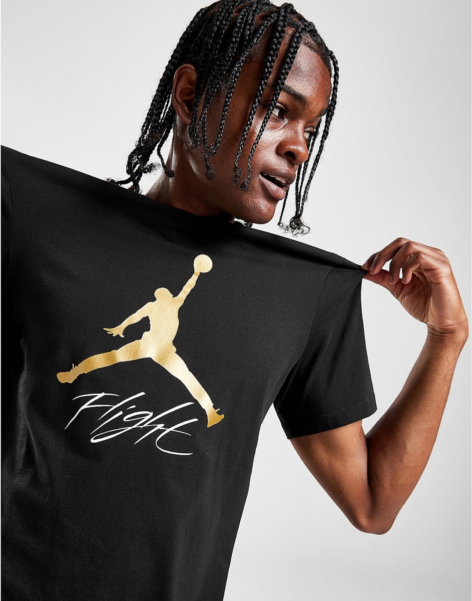 Jordan T-Shirt Black by JD Sports GOOFASH