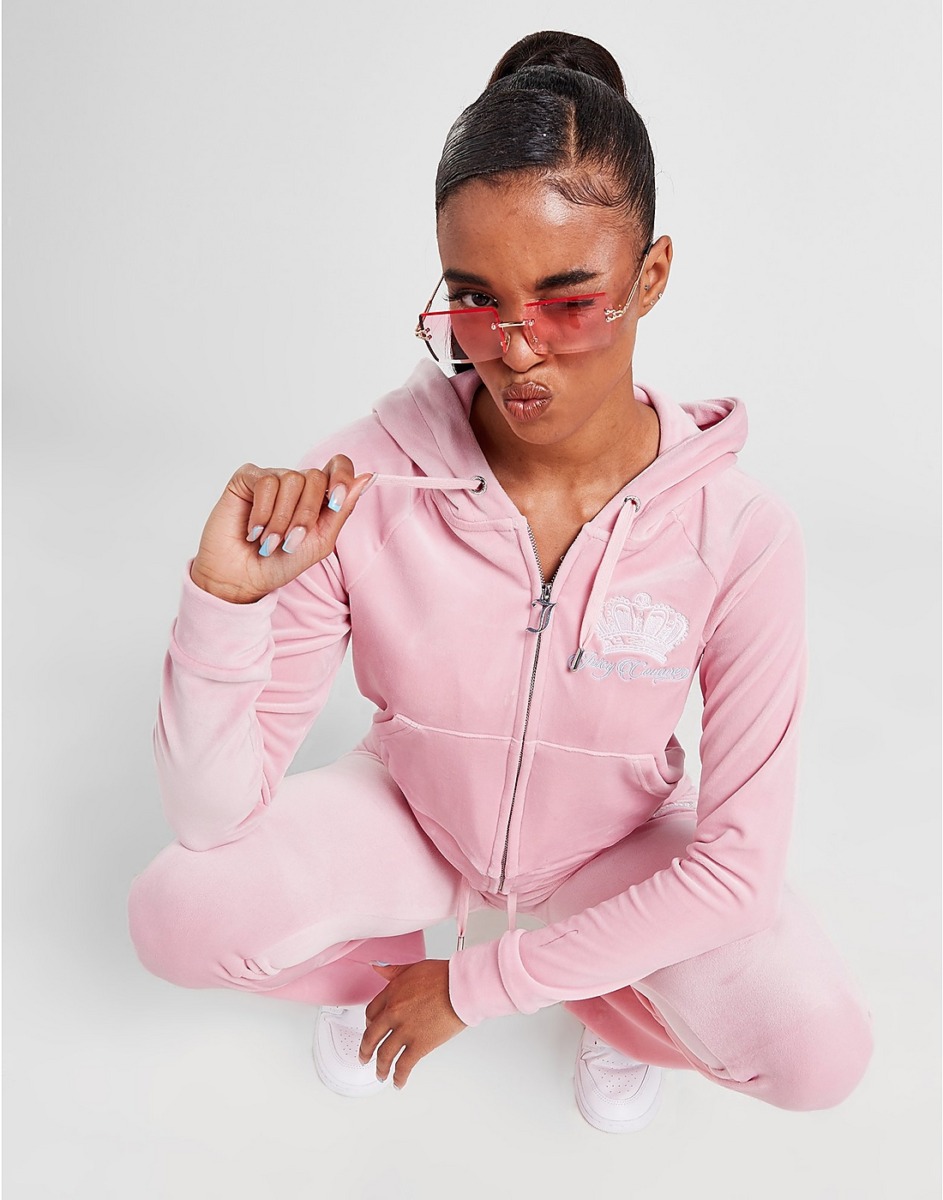 Juicy Couture Lady Hoodie in Pink JD Sports GOOFASH