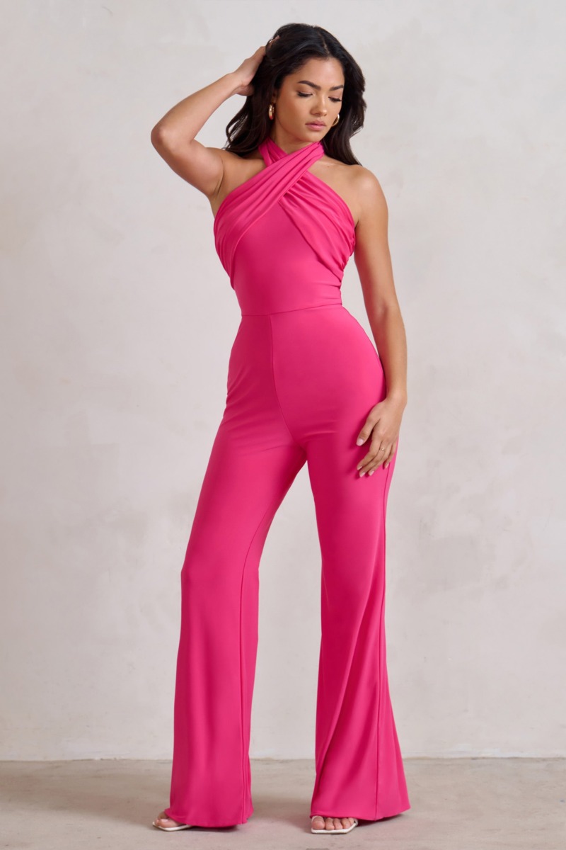 Jumpsuit Pink for Women by Club L London GOOFASH