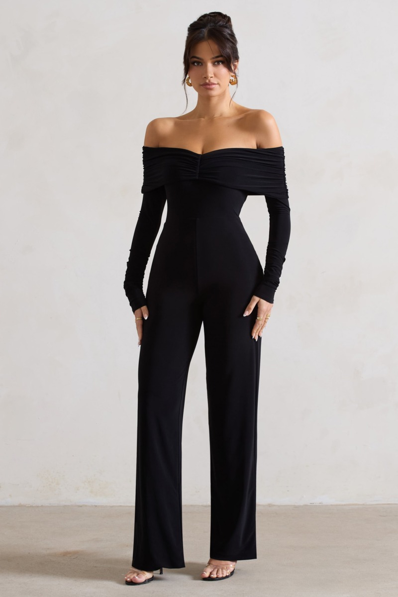 Jumpsuit in Black for Woman at Club L London GOOFASH