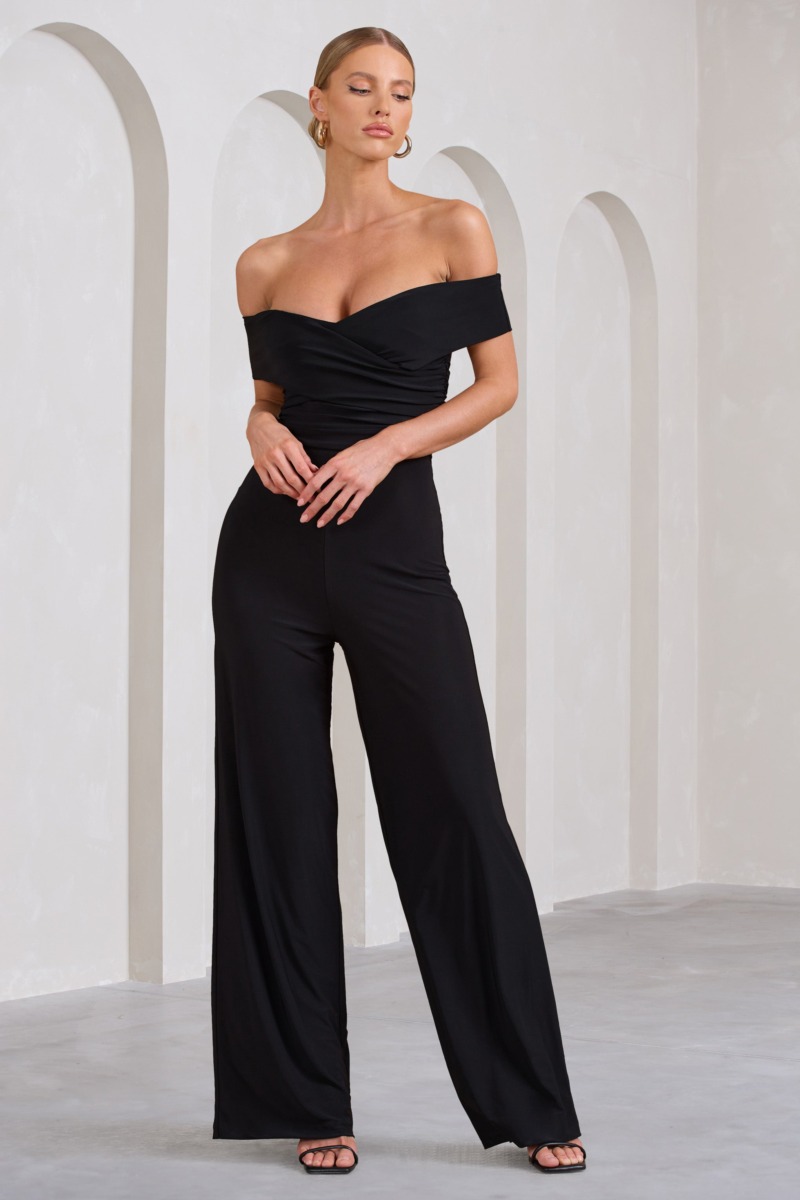 Jumpsuit in Black for Women from Club L London GOOFASH