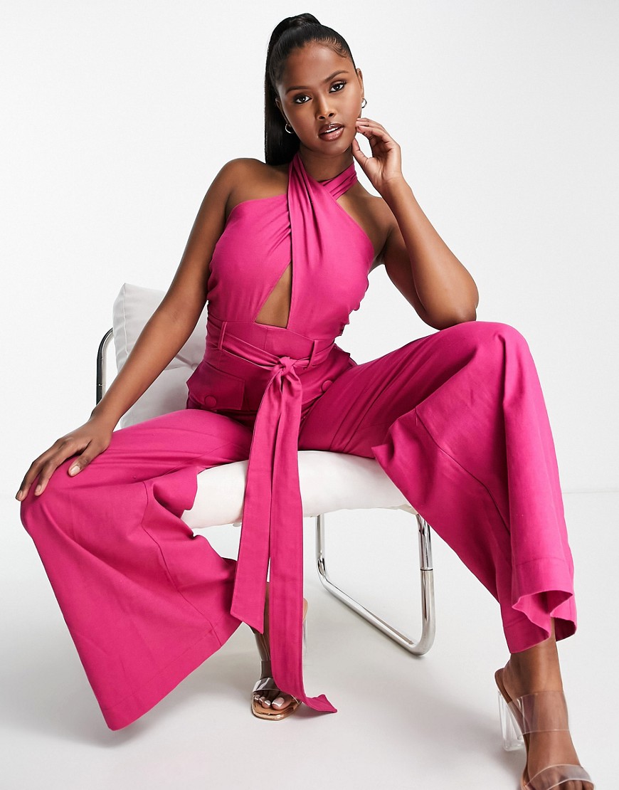 Jumpsuit in Pink for Woman from Asos GOOFASH