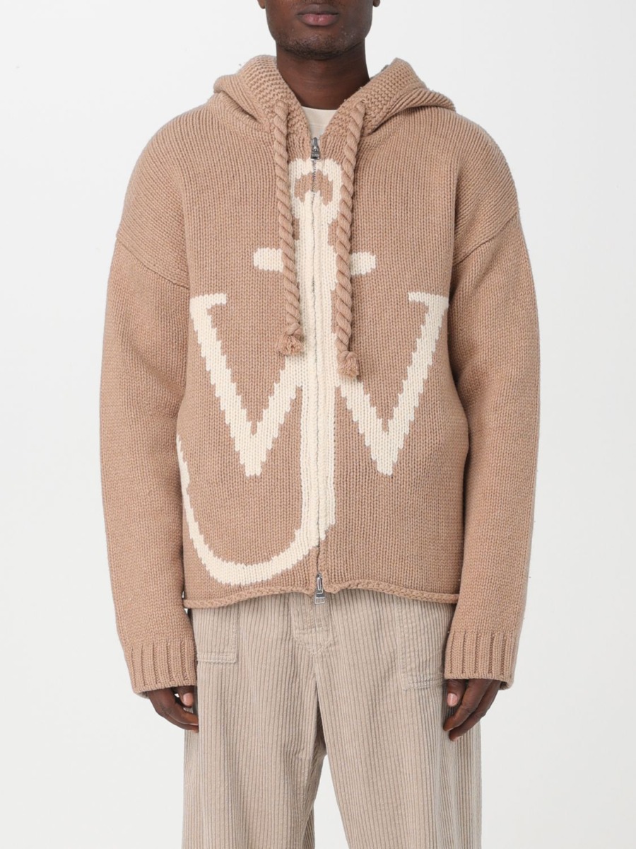 Jw Anderson - Cardigan Beige for Men at Giglio GOOFASH