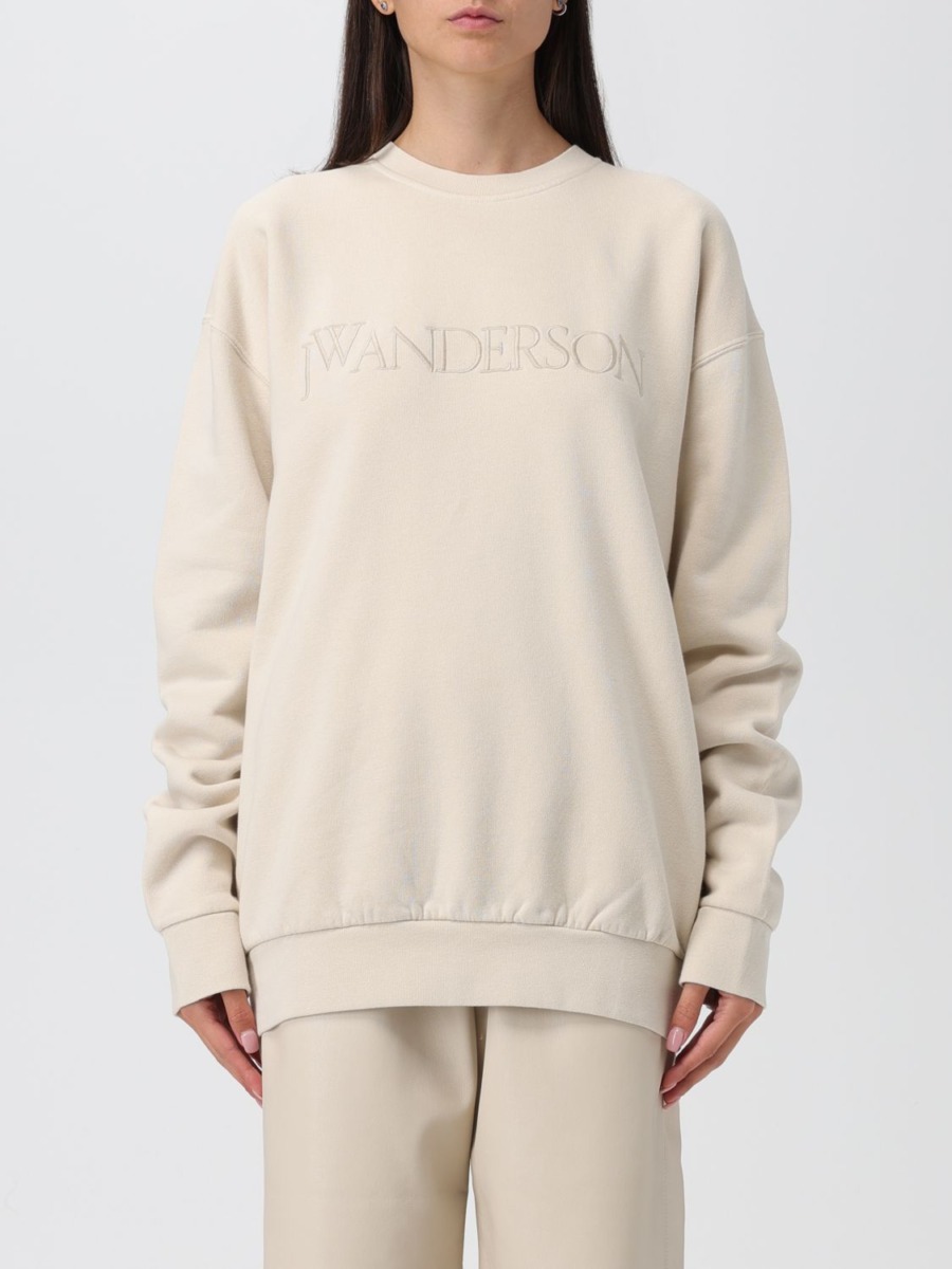 Jw Anderson Cream Women's Sweatshirt Giglio GOOFASH