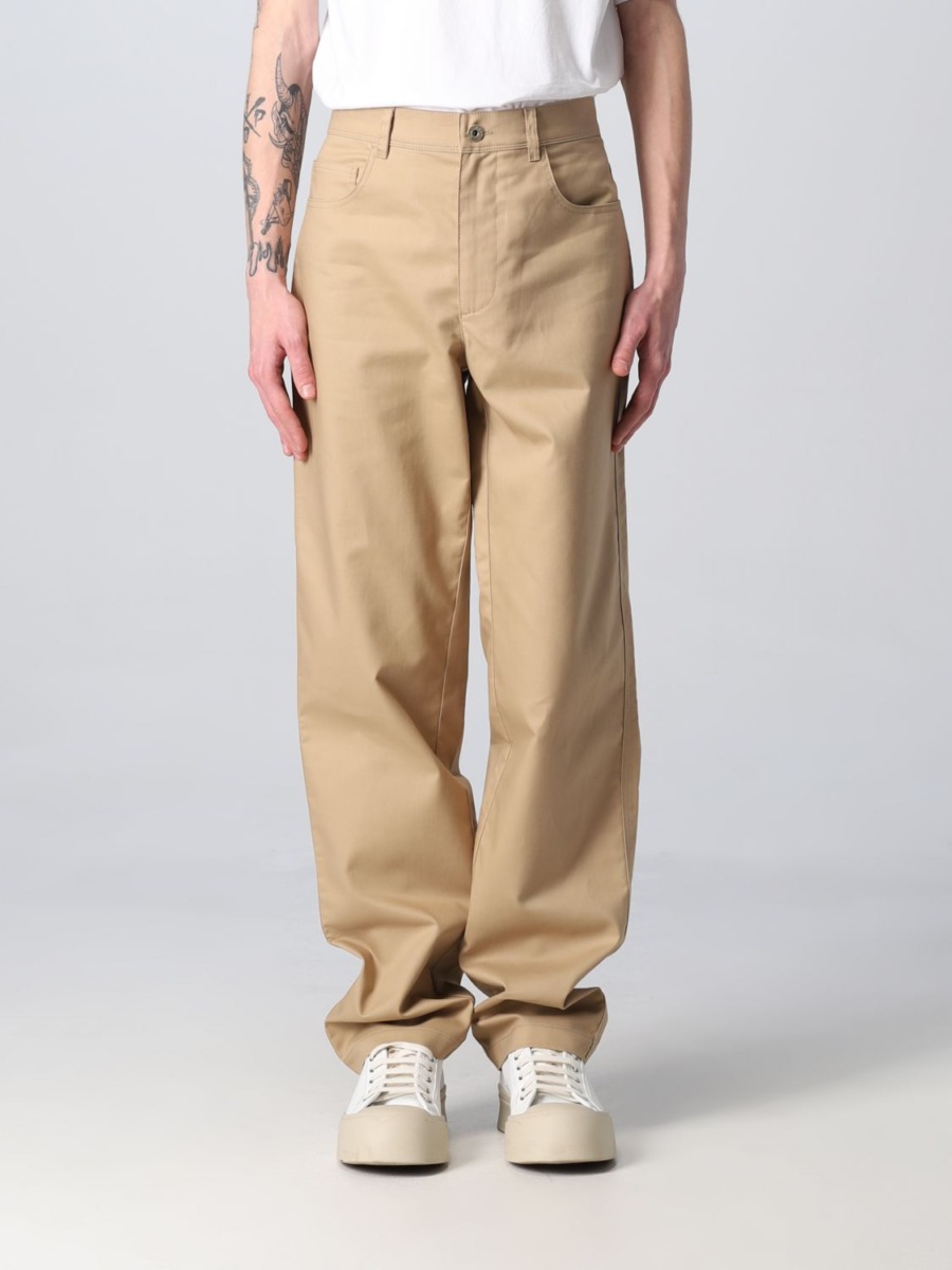 Jw Anderson Gents Trousers in Beige at Giglio GOOFASH