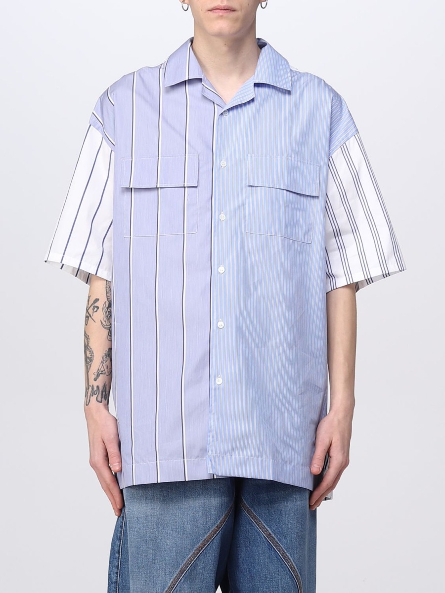 Jw Anderson - Shirt in Blue by Giglio GOOFASH