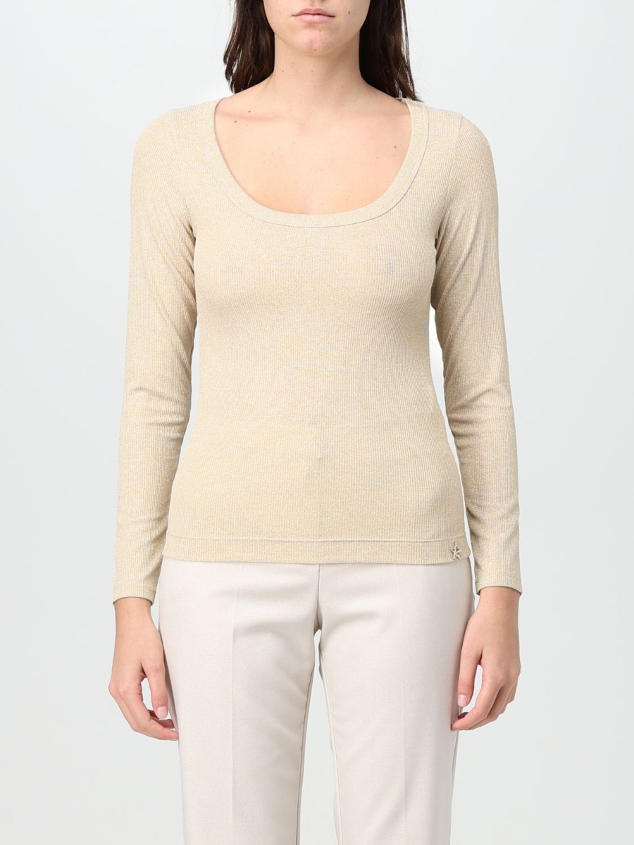 Kaos - Jumper Gold for Women by Giglio GOOFASH