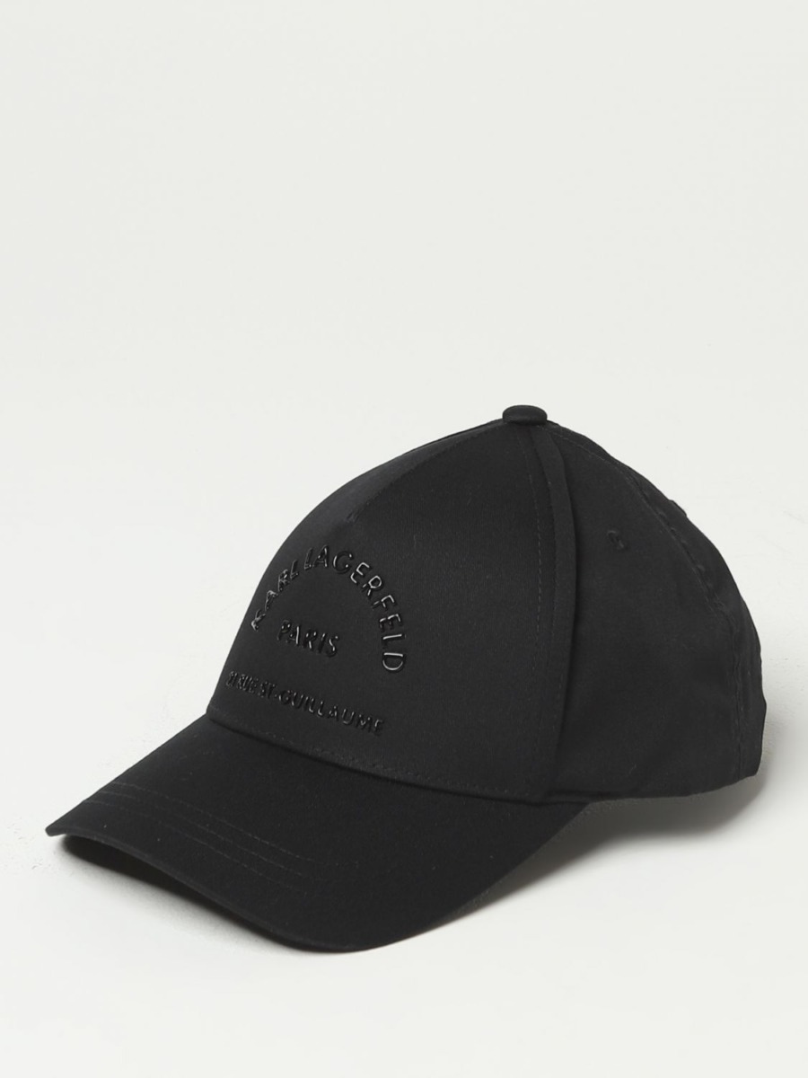 Karl Lagerfeld - Man Hat in Black from Giglio GOOFASH