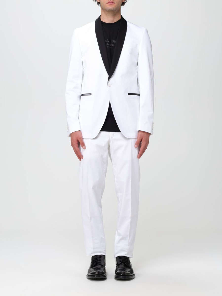 Karl Lagerfeld Suit in White for Men from Giglio GOOFASH