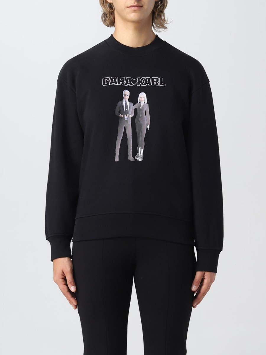 Karl Lagerfeld Sweatshirt Black at Giglio GOOFASH