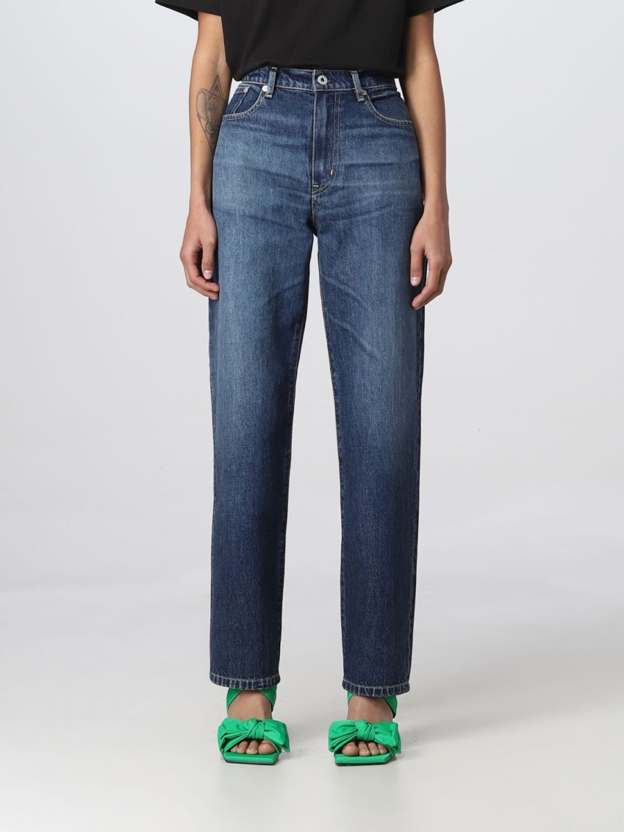 Kenzo Grey Jeans for Woman by Giglio GOOFASH