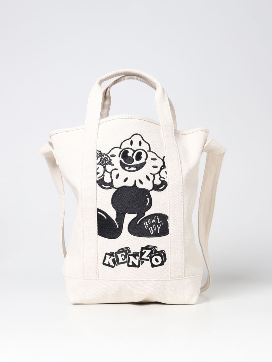 Kenzo - Tote Bag in White for Woman by Giglio GOOFASH