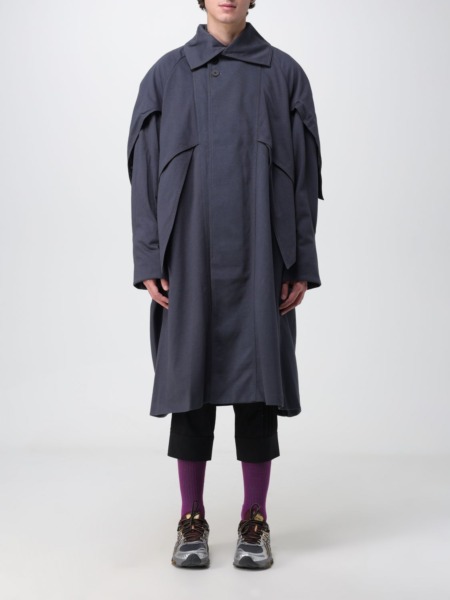 Kiko Kostadinov Trench Coat Grey for Men at Giglio GOOFASH