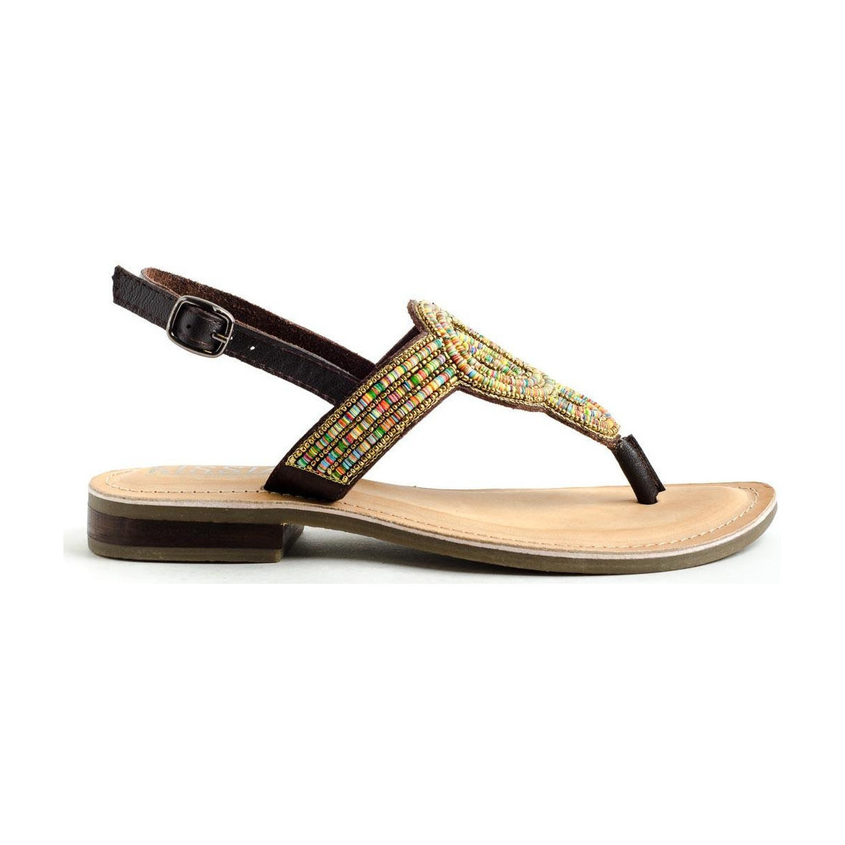 Kissia - Brown Sandals by Spartoo GOOFASH