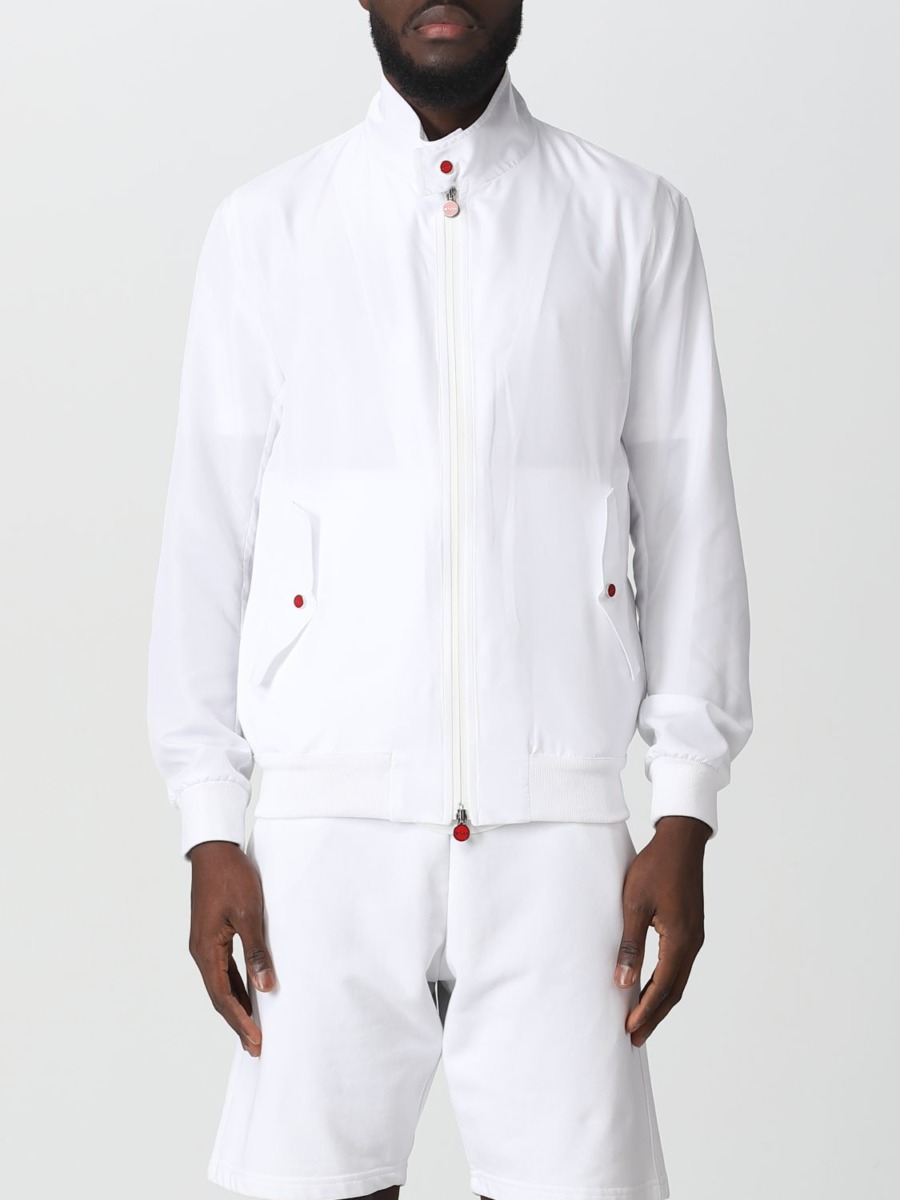 Kiton - Men's Jacket in White from Giglio GOOFASH