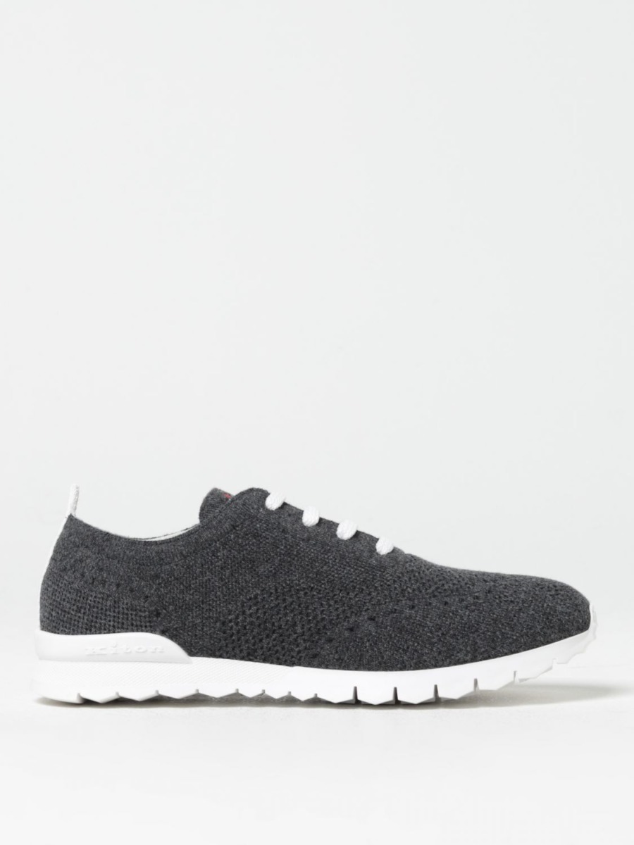 Kiton - Men's Trainers in Grey by Giglio GOOFASH
