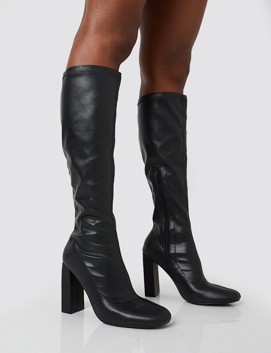 Knee High Boots Black for Woman from Public Desire GOOFASH