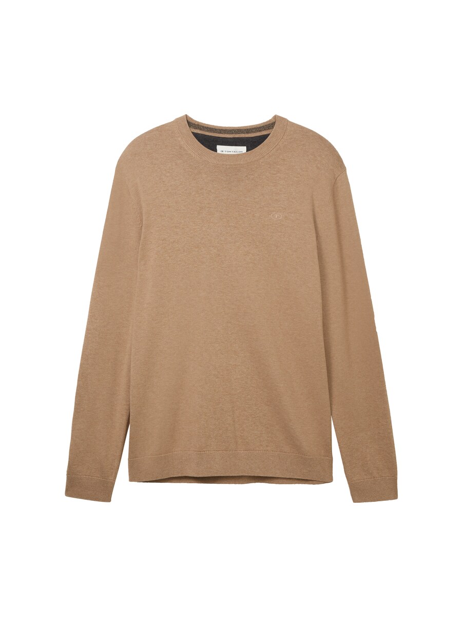 Knitted Sweater Brown - Gents - Tom Tailor GOOFASH