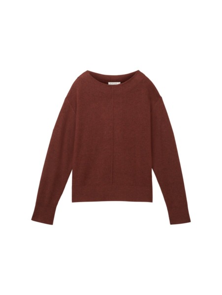 Knitted Sweater Brown Tom Tailor Ladies GOOFASH