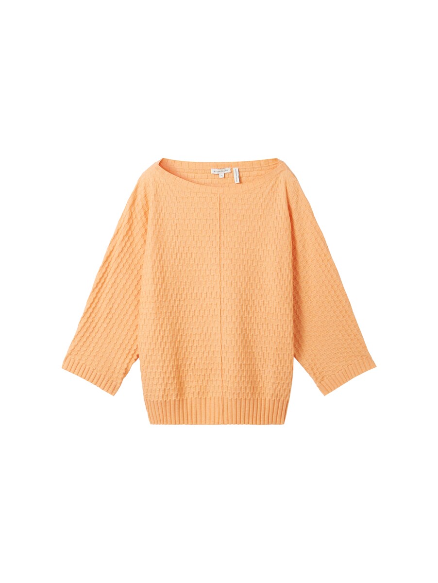 Knitted Sweater Orange for Woman at Tom Tailor GOOFASH