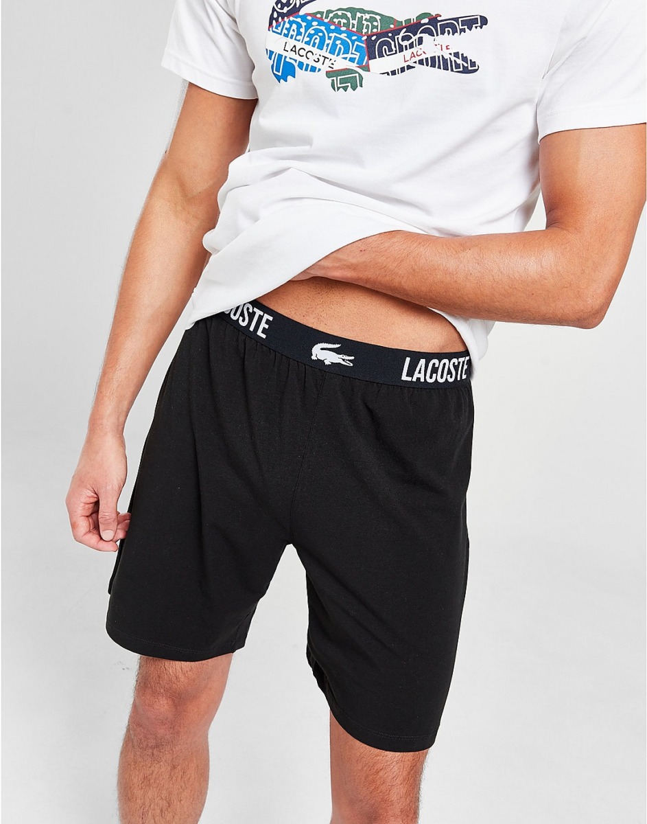 Lacoste - Shorts in Black JD Sports GOOFASH