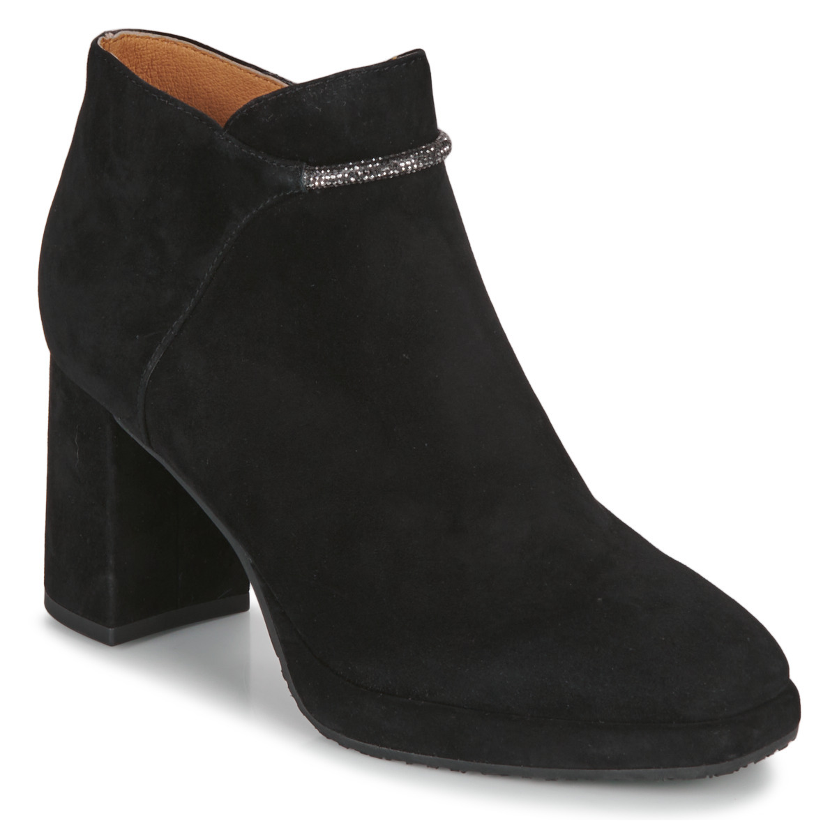 Ladies Ankle Boots - Black - Spartoo - Mam'Zelle GOOFASH
