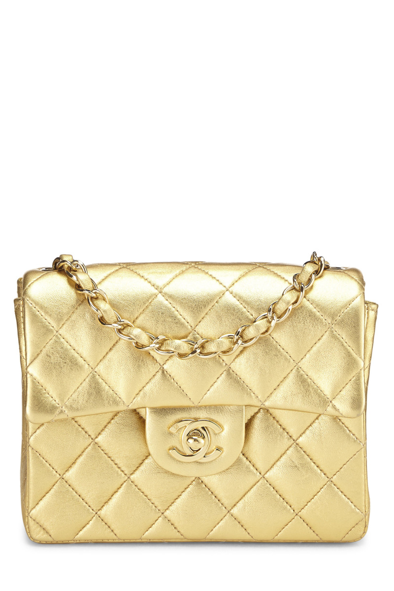 Ladies Bag in Gold WGACA Chanel GOOFASH