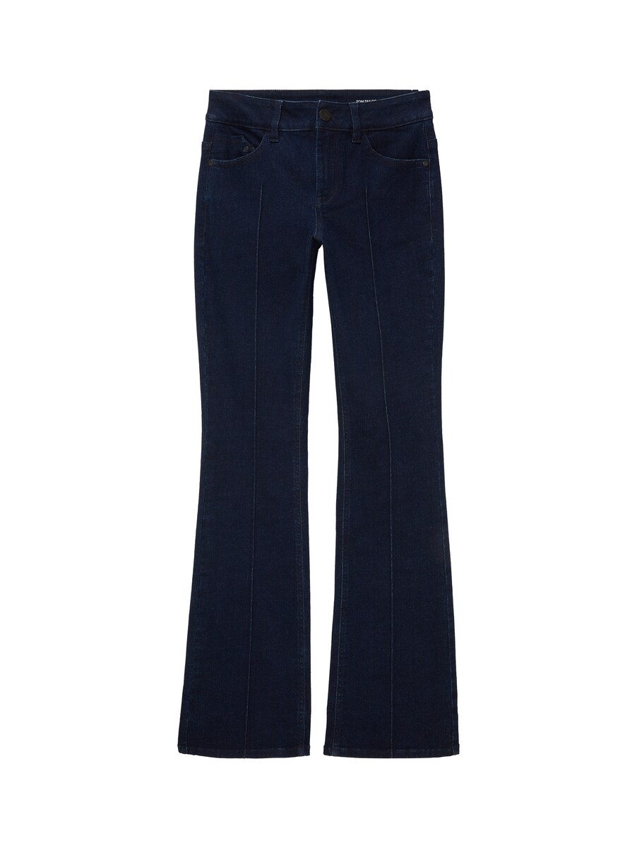Ladies Blue Bootcut Jeans - Tom Tailor GOOFASH