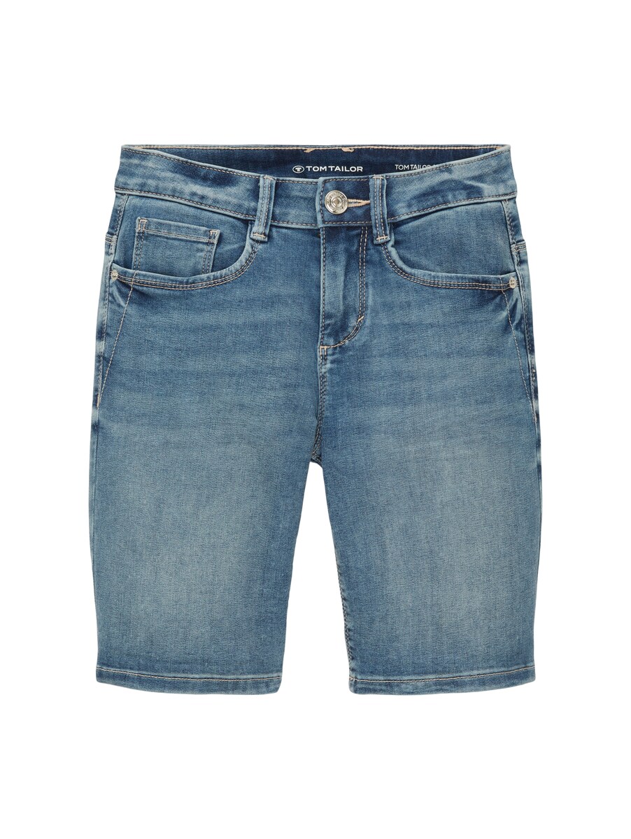 Ladies Blue Jeans Shorts - Tom Tailor GOOFASH