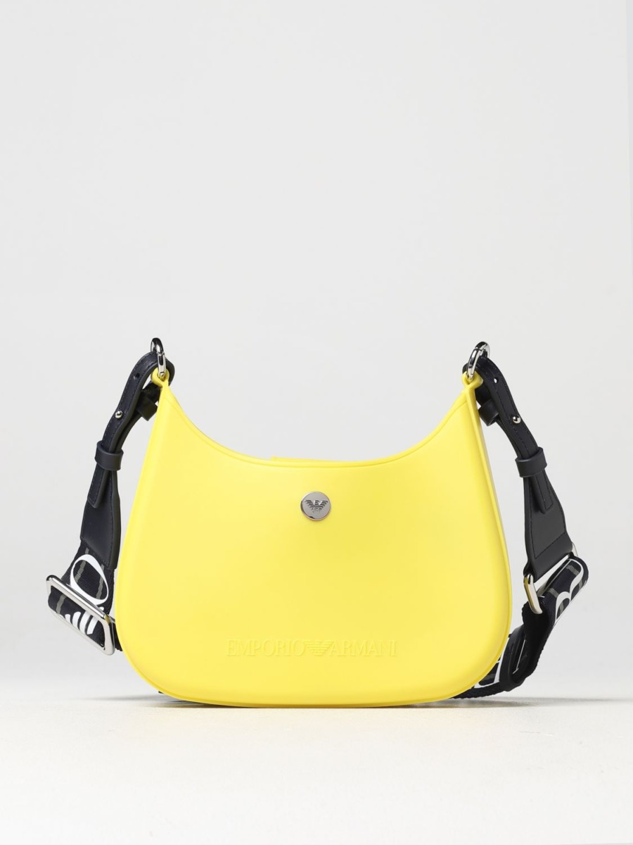 Ladies Mini Bag in Yellow Armani - Giglio GOOFASH