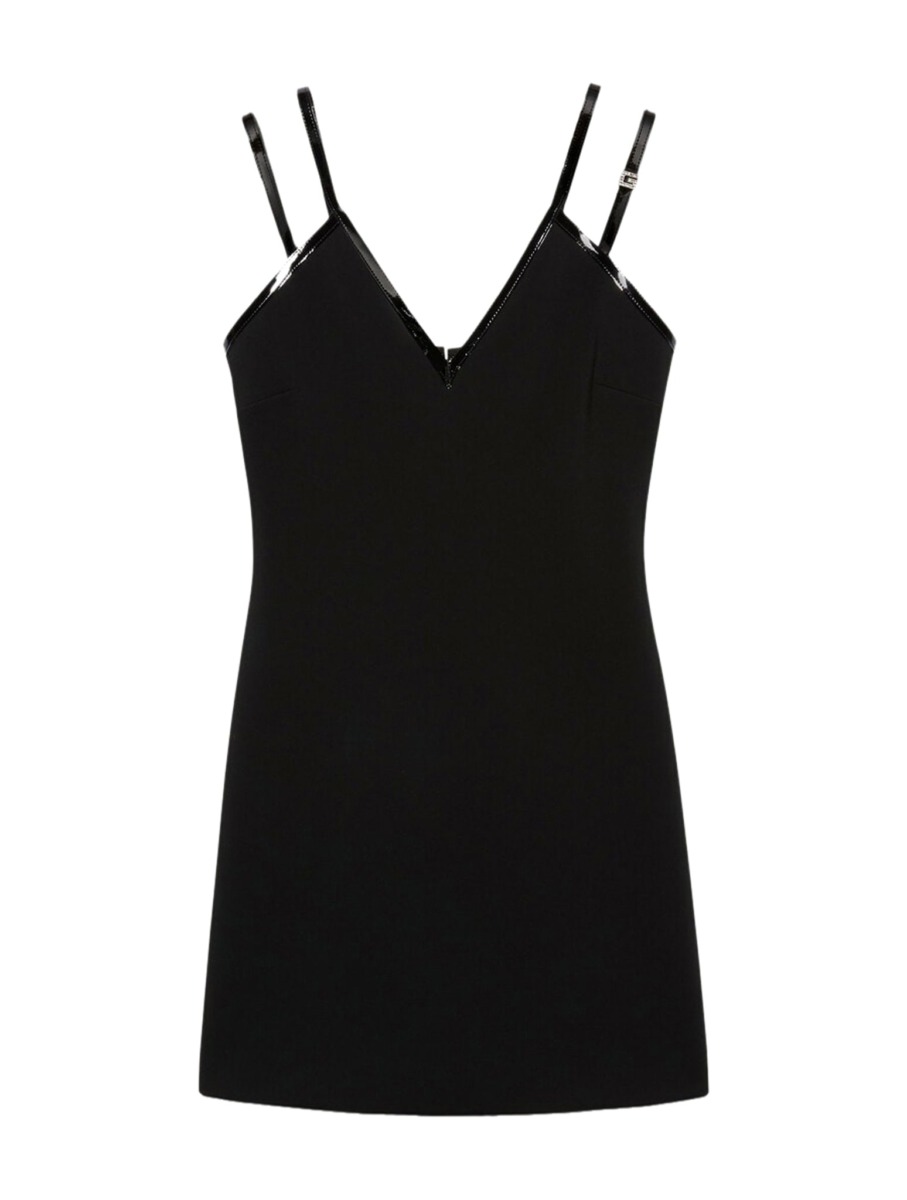 Ladies Mini Dress Black by Suitnegozi GOOFASH