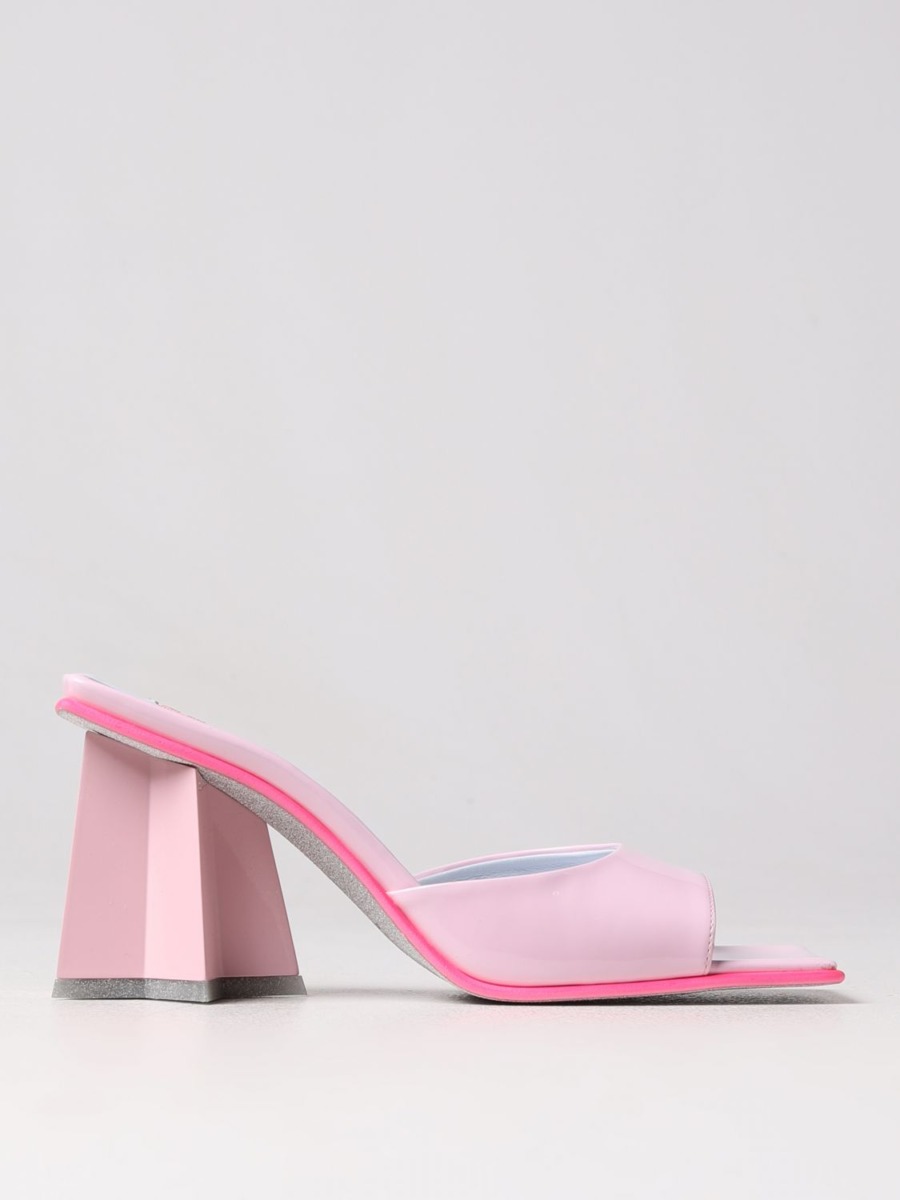 Ladies Pink Heeled Sandals at Giglio GOOFASH