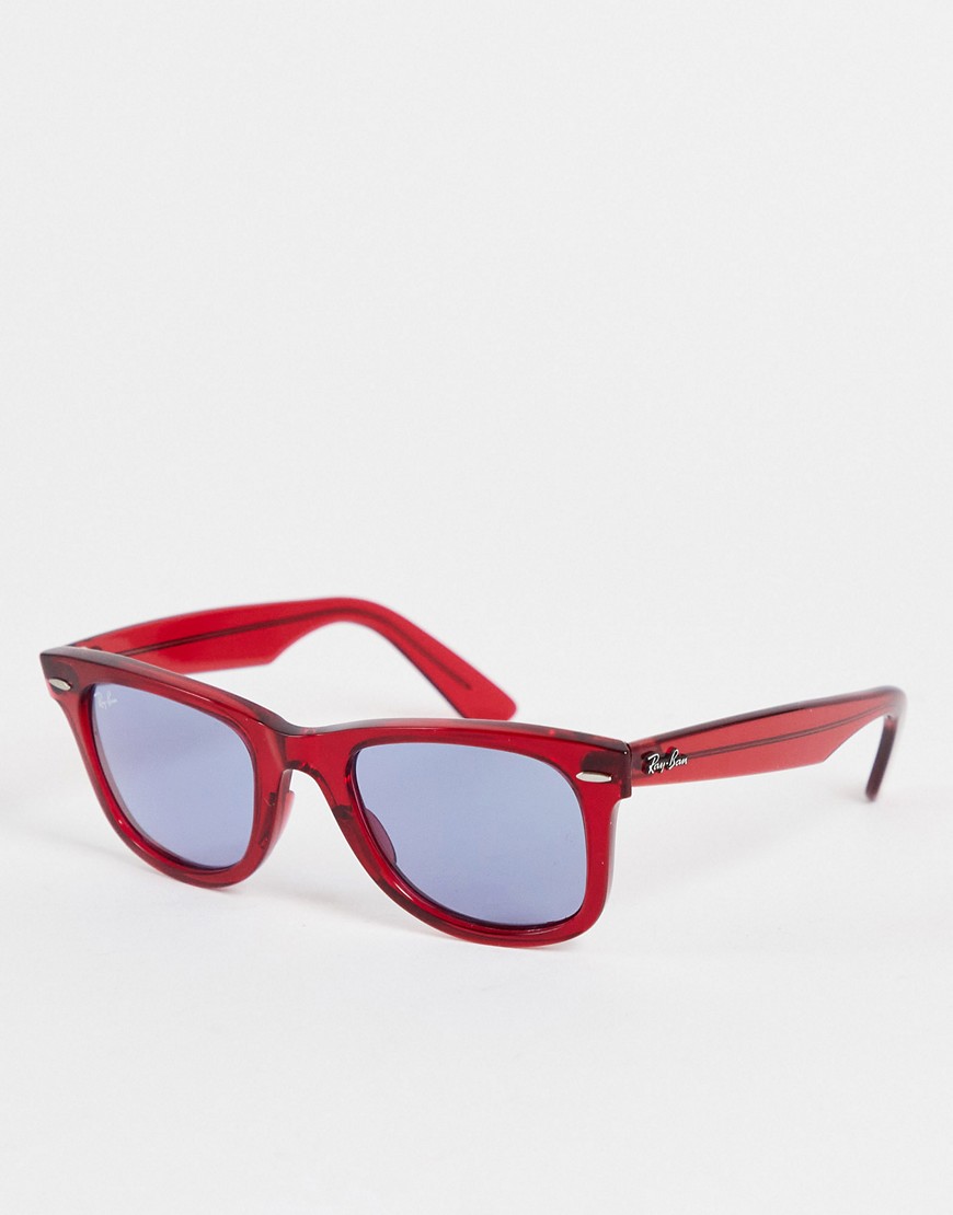 Ladies Red Sunglasses - Ray Ban - Asos GOOFASH