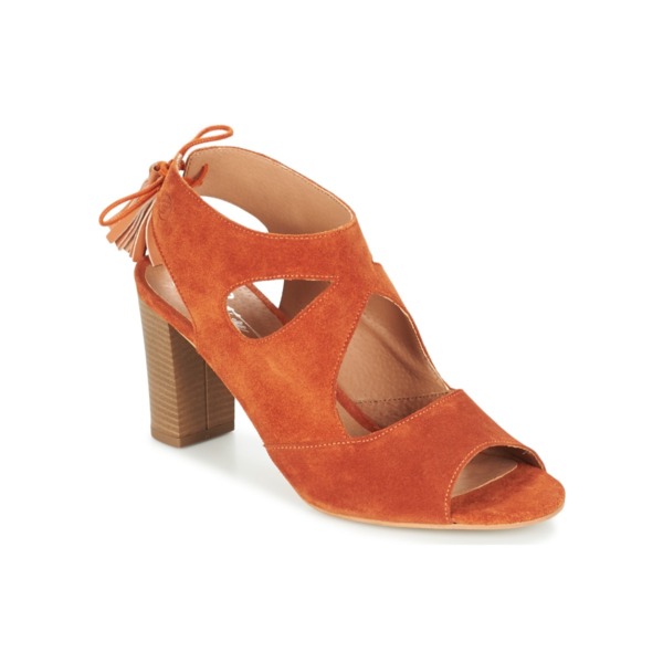 Ladies Sandals - Orange - Spartoo - Betty London GOOFASH