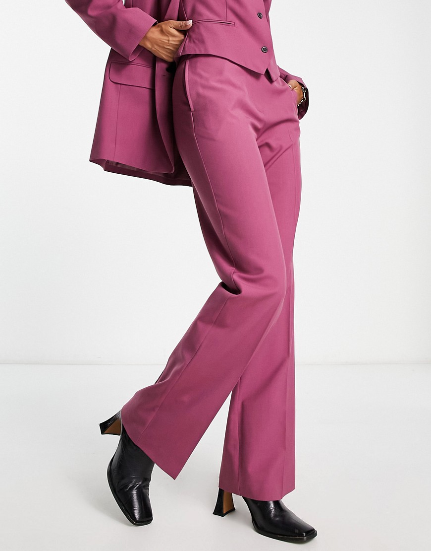 Ladies Suit Trousers Purple at Asos GOOFASH