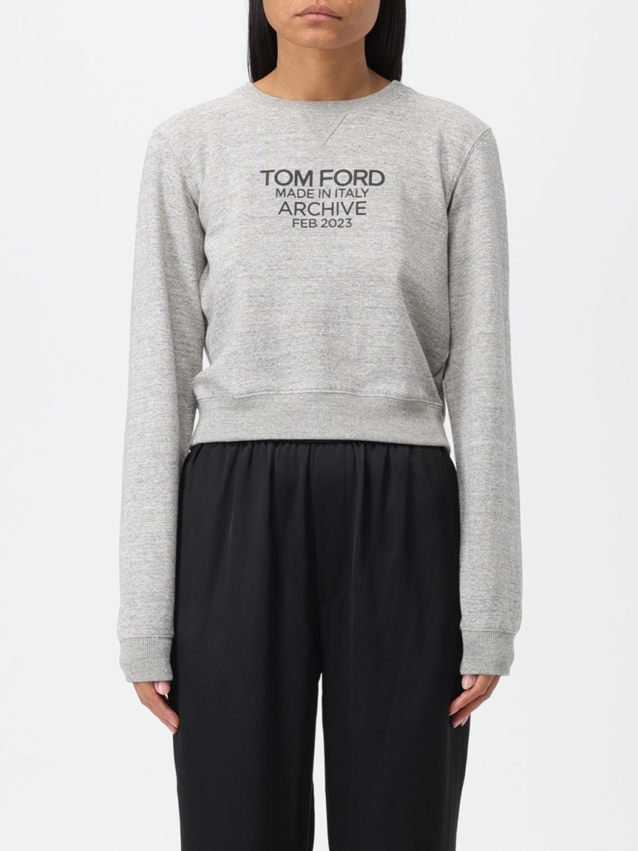 Ladies Sweatshirt - Grey - Giglio - Tom Ford GOOFASH