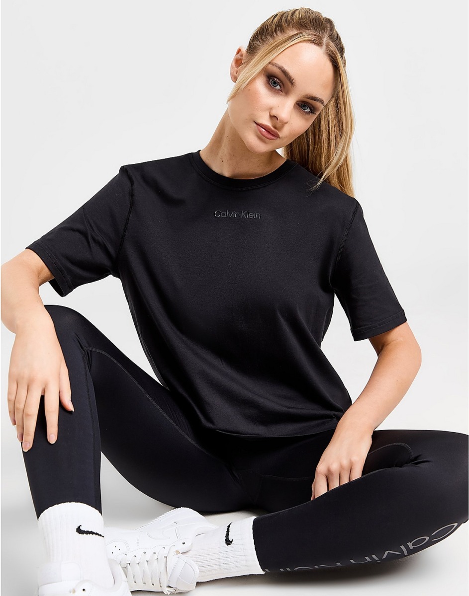 Ladies T-Shirt Black JD Sports - Calvin Klein GOOFASH