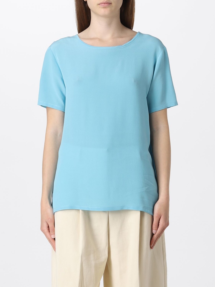 Ladies Top in Blue by Giglio GOOFASH