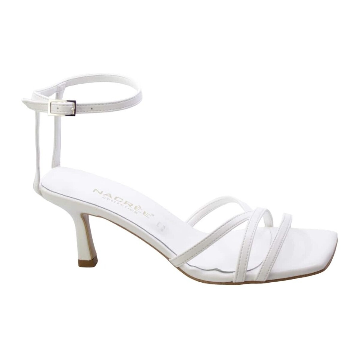 Ladies White Sandals - Spartoo - Nacree GOOFASH