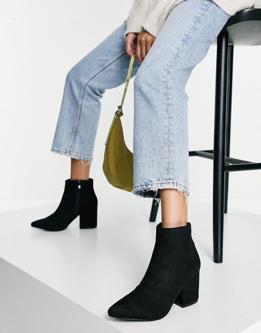 Lady Ankle Boots in Black by Asos GOOFASH