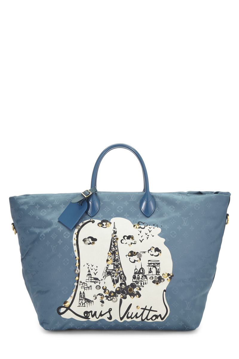 Lady Beach Bag - Blue - WGACA - Louis Vuitton GOOFASH