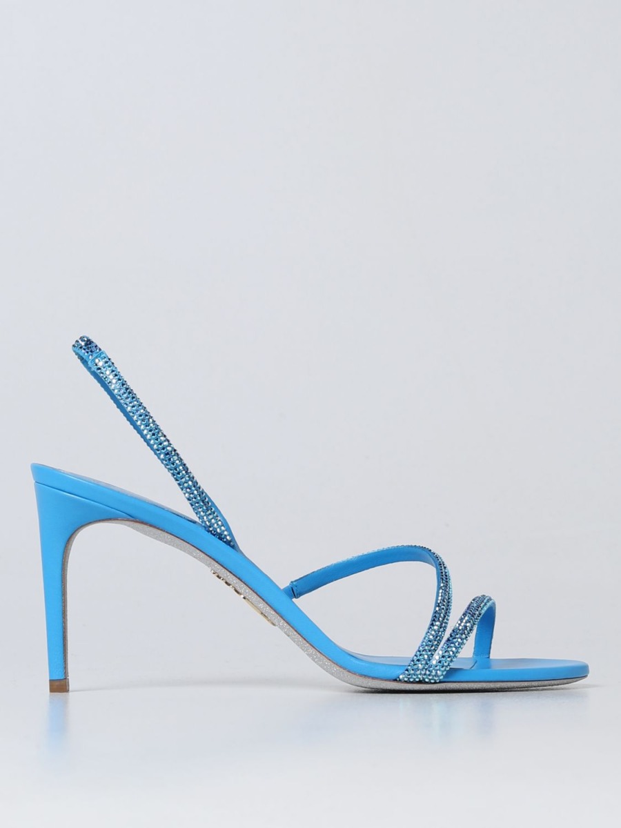 Lady Blue - Heeled Sandals - Rene Caovilla - Giglio GOOFASH
