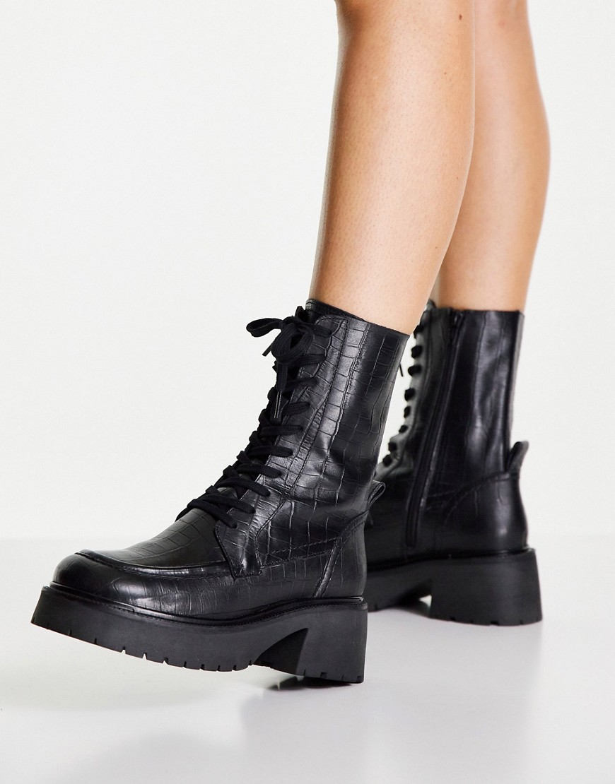 Lady Boots in Black Asos GOOFASH