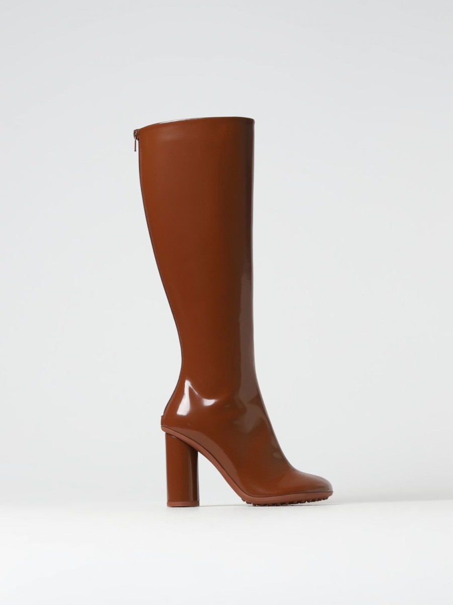 Lady Brown Boots by Giglio GOOFASH