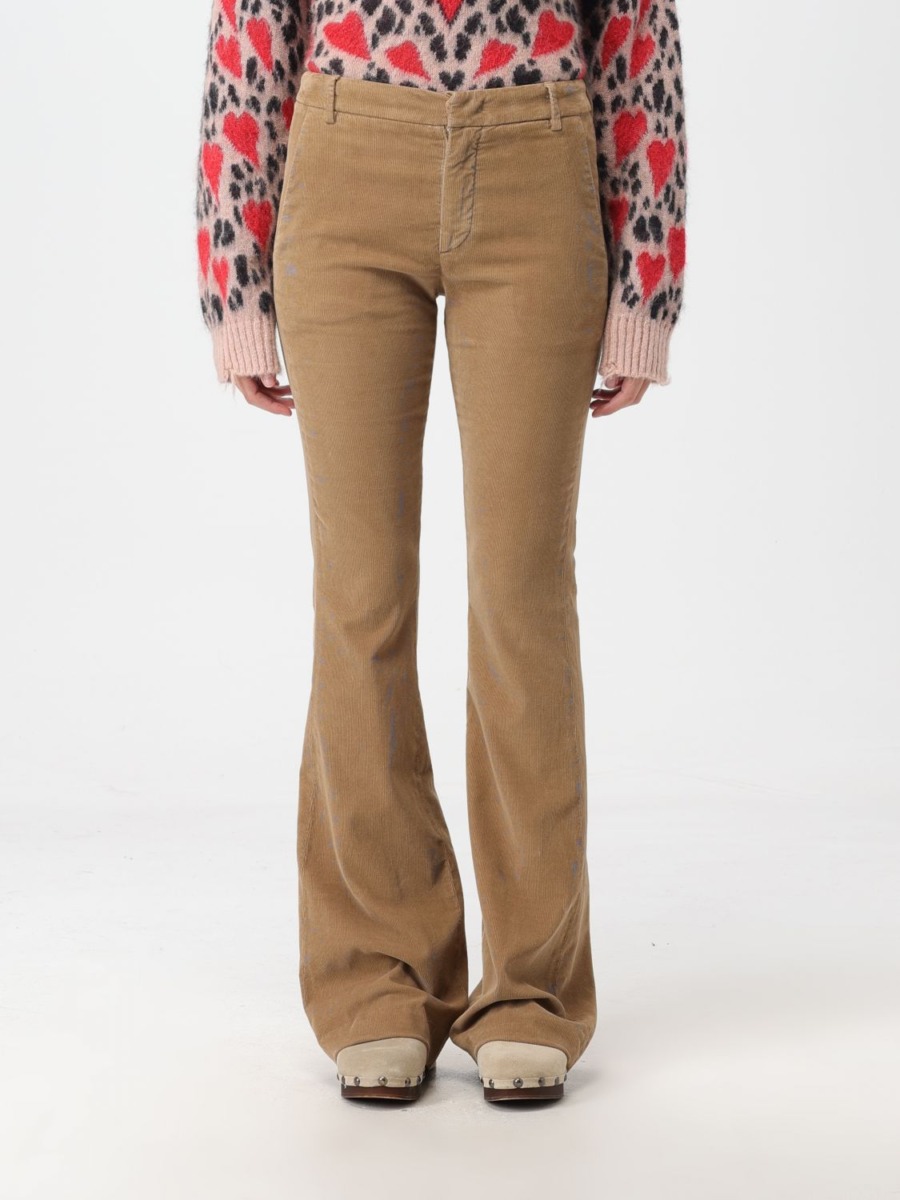Lady Brown Jeans from Giglio GOOFASH