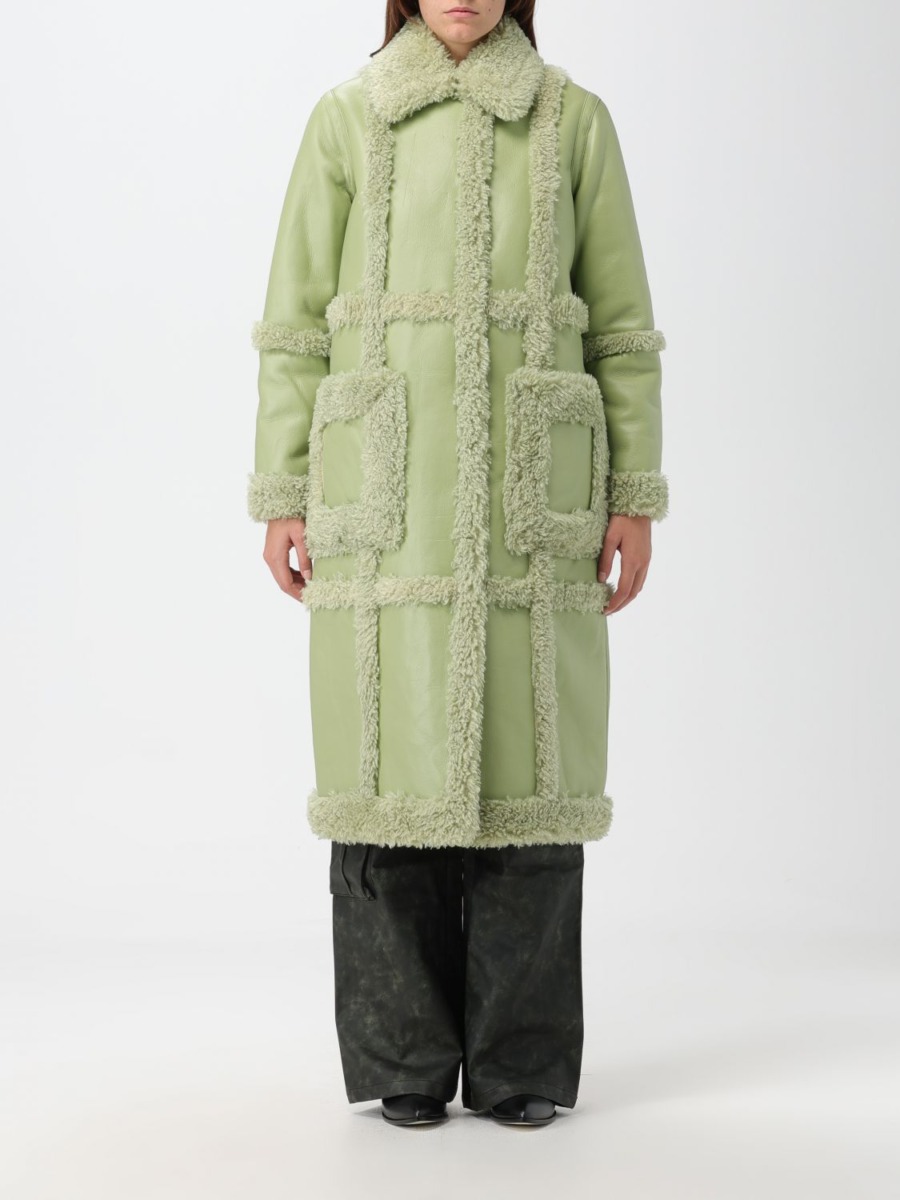 Lady Coat in Green from Giglio GOOFASH
