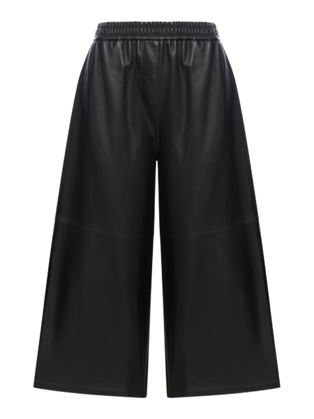 Lady Cropped Trousers - Black - Suitnegozi GOOFASH