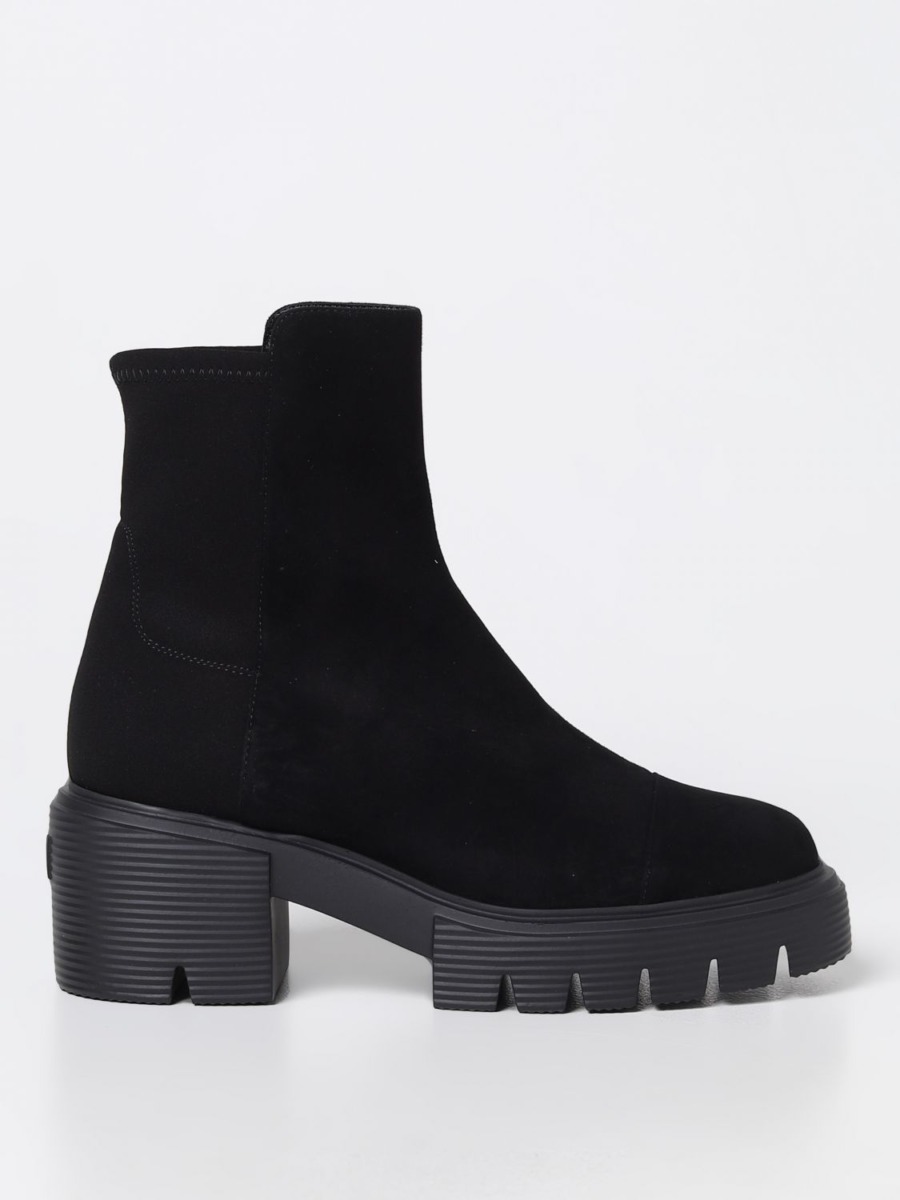 Lady Flat Boots Black at Giglio GOOFASH