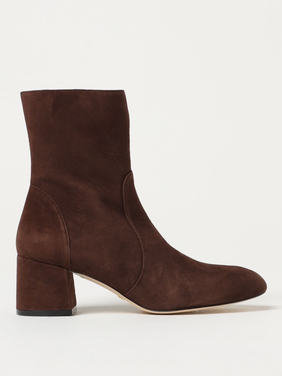Lady Flat Boots Brown by Giglio GOOFASH